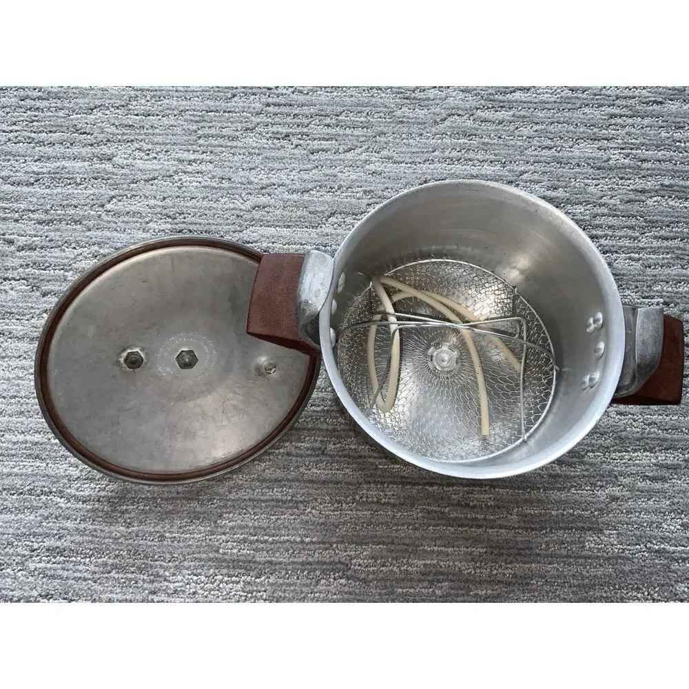Vintage Aluminum Steam / Steel Top Made In France With Accessories